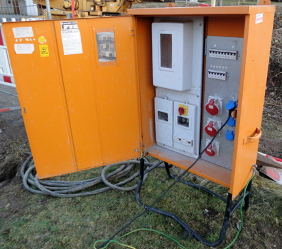 Baustromkasten bei Elektro Schönefeld GmbH & Co. KG in Ilmenau OT Unterpörlitz